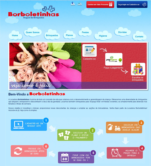 Borboletinhas - Aluguel de Brinquedos em BH - Mozilla Firefox