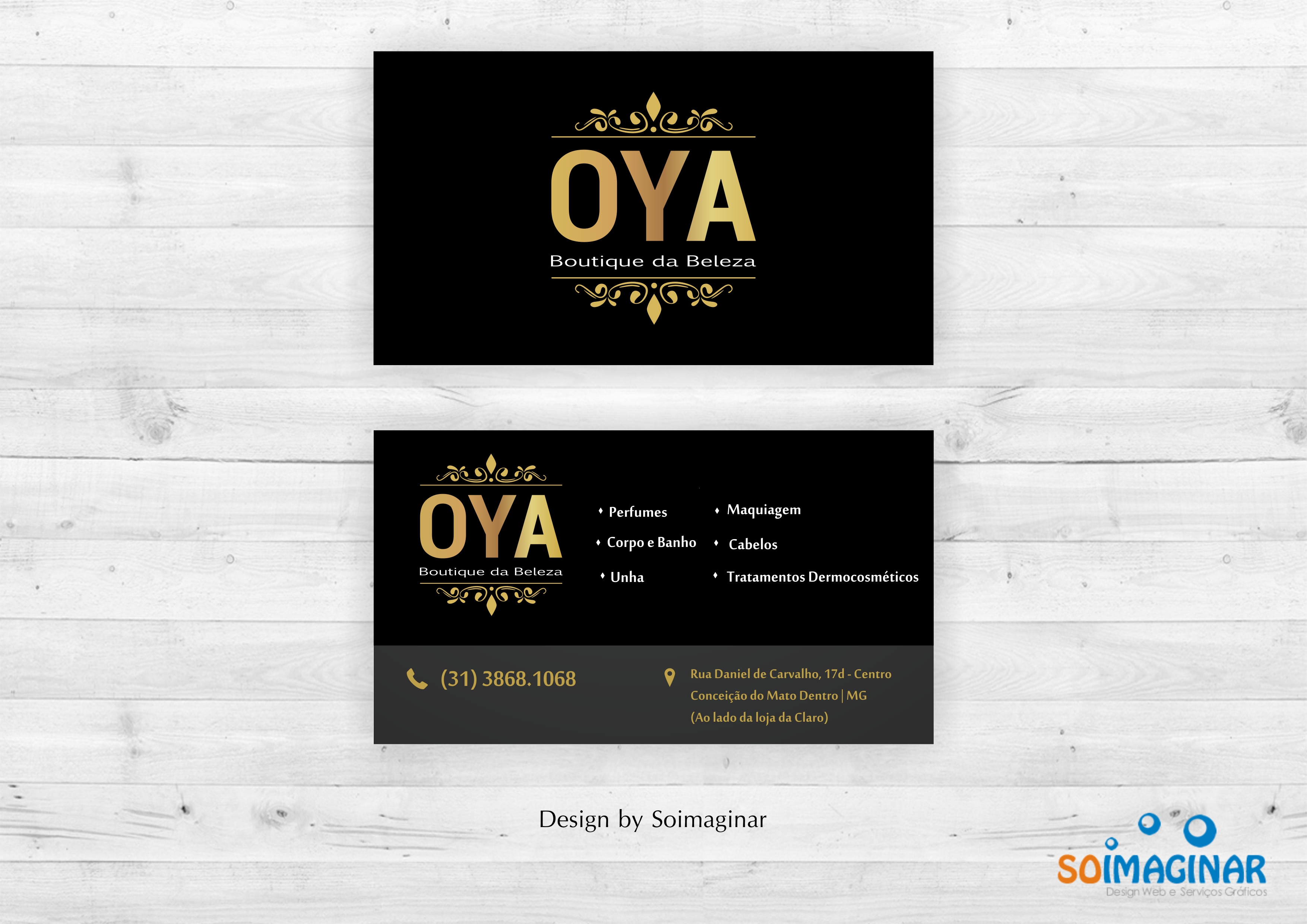 Cartão de Visitas Soimaginar - Joya Boutique da Beleza